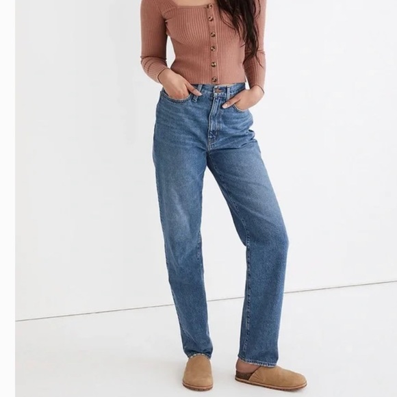 Madewell Denim - MADEWELL Jeans Women The Perfect Vintage Straight Leg Size 32 fits Size 12 NWOT